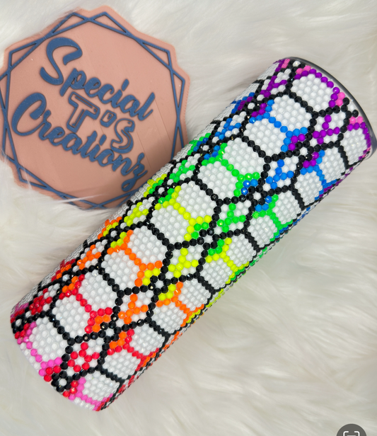 20oz Tumbler Template - Rainbow Delight *Digital File*