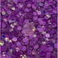 Dark Amethyst Opal Luminous - Glass Flatback Rhinestones