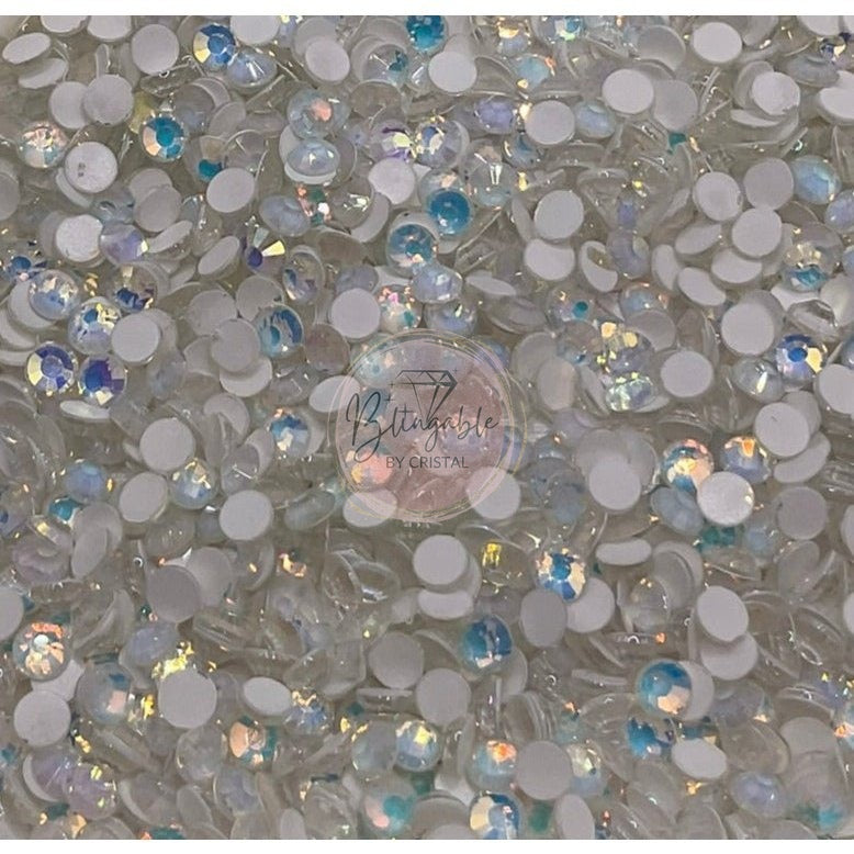 Crystal Opal Luminous - Glass Flatback Rhinestones