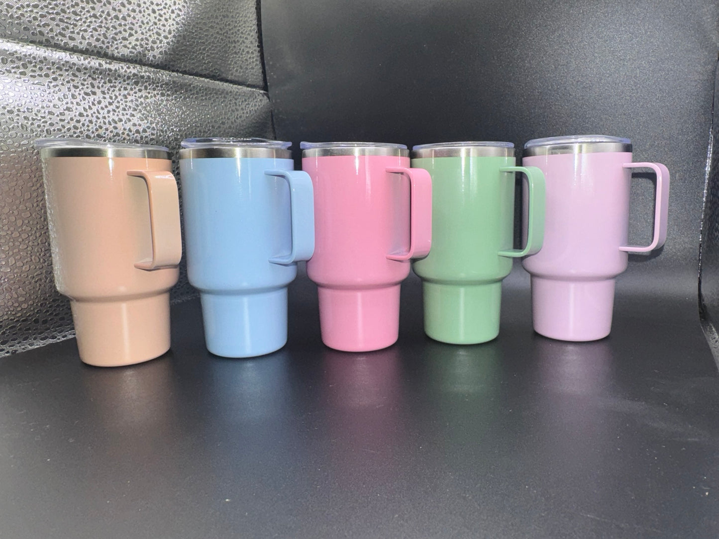 3oz Mini Stainless Steel Handle Tumblers