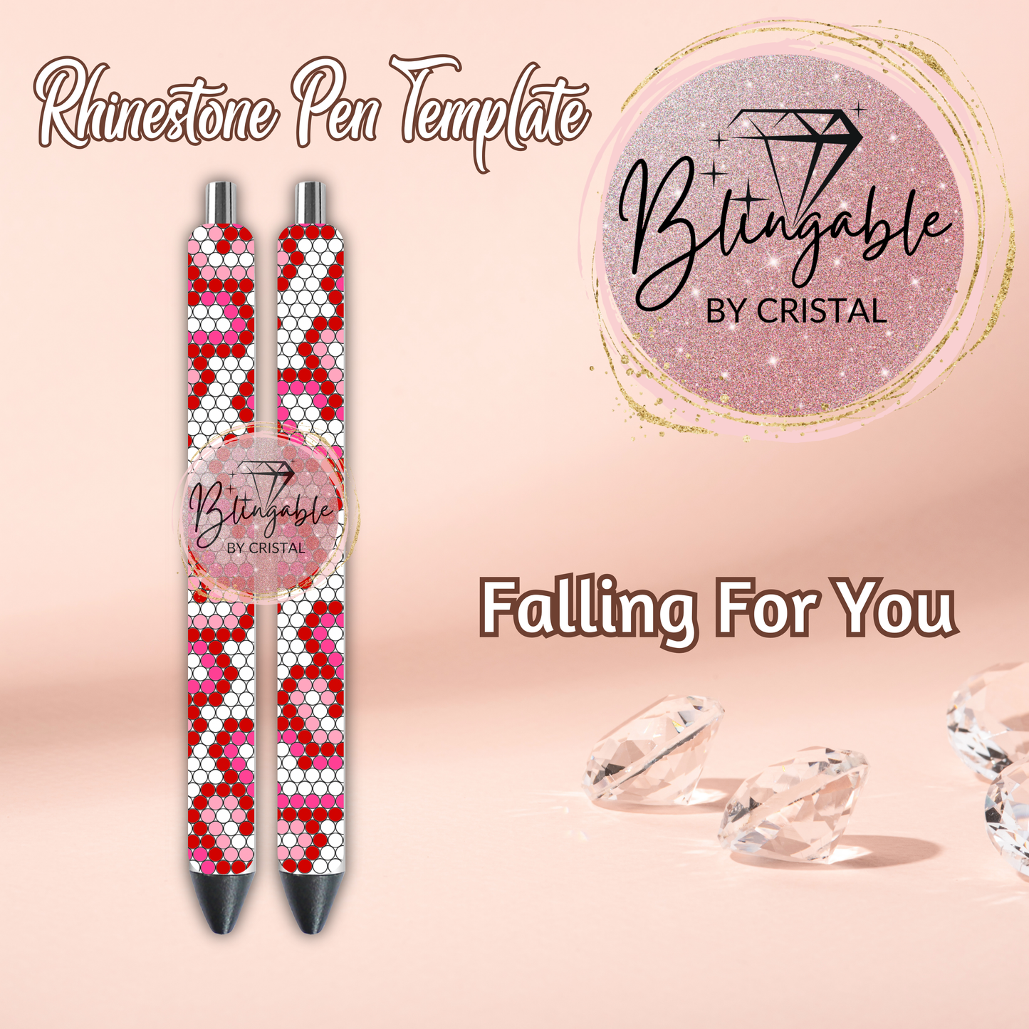 Pen Template #218 - Falling For You *Digital File*