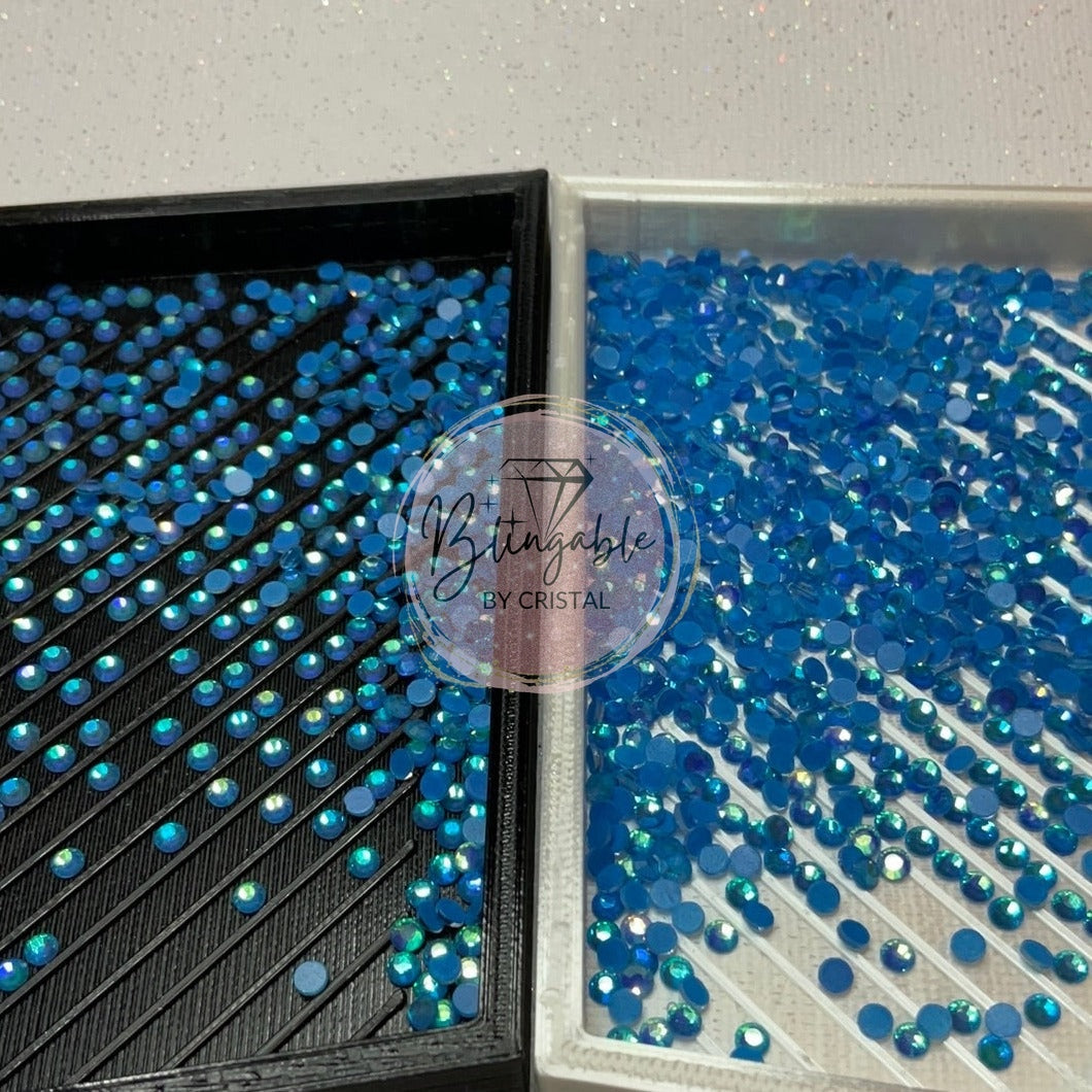 Sapphire Luminous - Glass Flatback Rhinestones