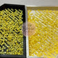 Neon Yellow - Glass Flatback Rhinestones