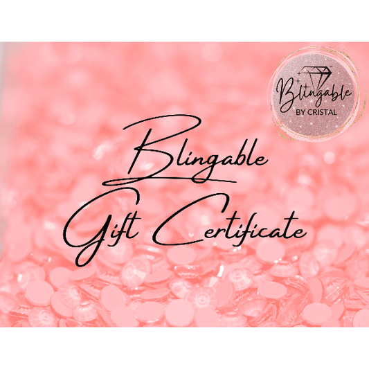 Blingable Gift Certificate